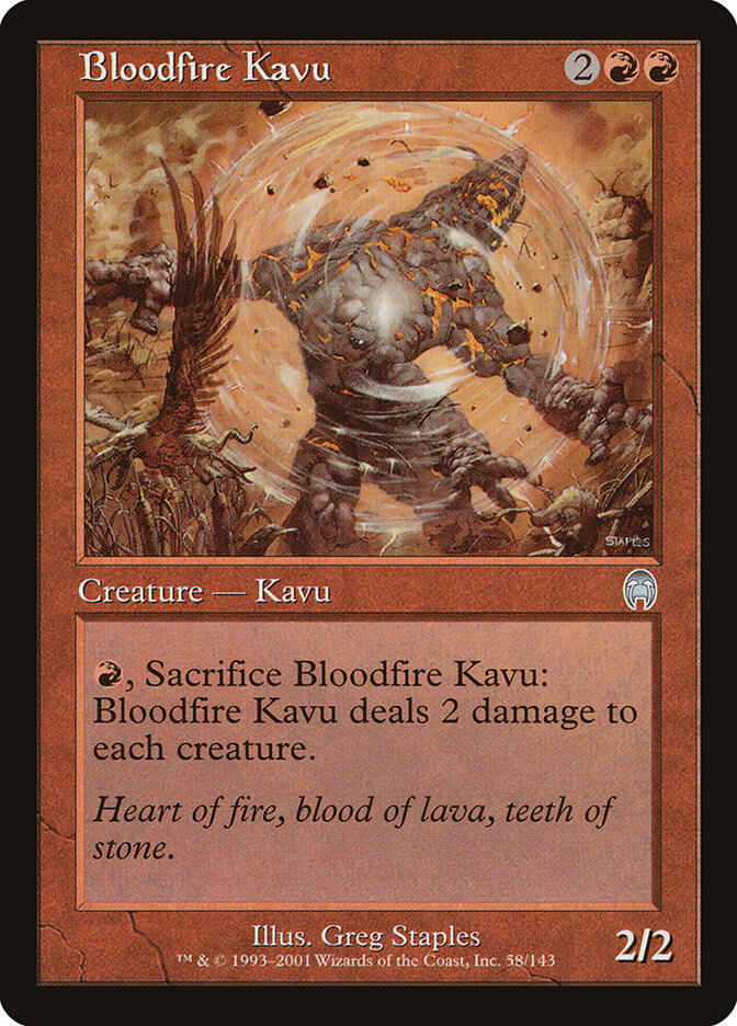 Kavu Sangue Quente / Bloodfire Kavu - Magic: The Gathering - MoxLand