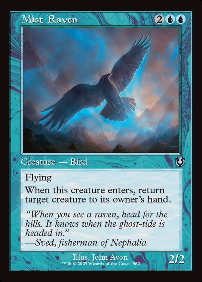Corvo das Brumas / Mist Raven - Magic: The Gathering - MoxLand
