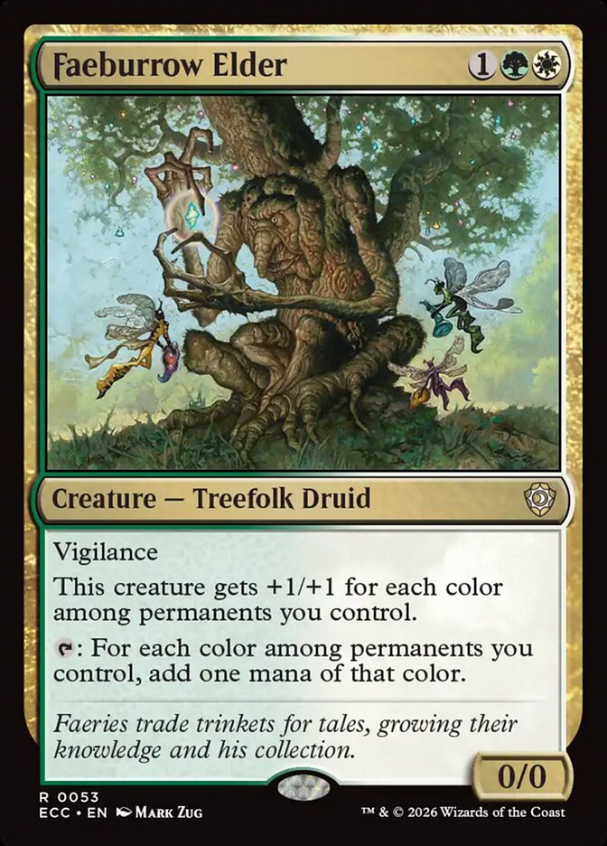 Anciã de Toca das Fadas / Faeburrow Elder - Magic: The Gathering - MoxLand