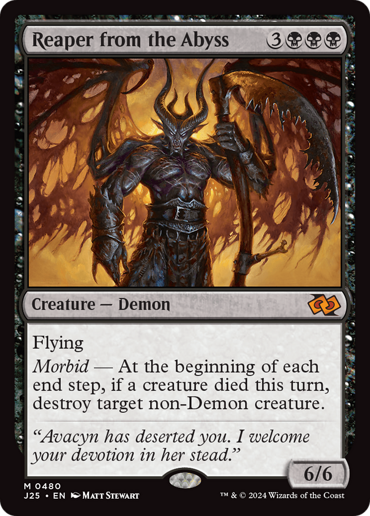 Ceifador do Abismo / Reaper from the Abyss - Magic: The Gathering - MoxLand