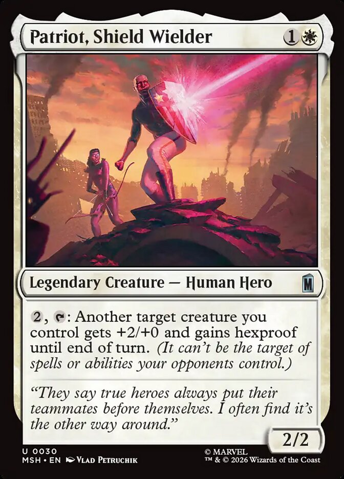 Patriot, Shield Wielder - Magic: The Gathering - MoxLand