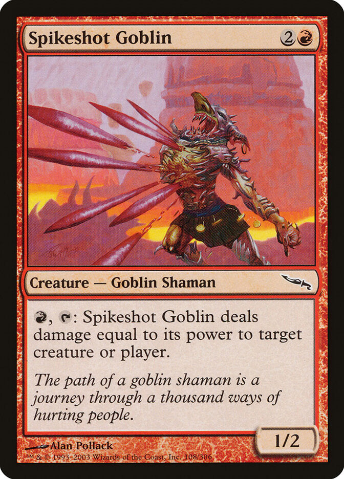 Goblin Atira-Ferrões / Spikeshot Goblin - Magic: The Gathering - MoxLand