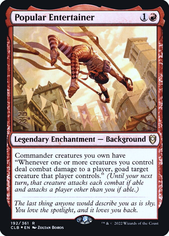 Artista Popular / Popular Entertainer - Magic: The Gathering - MoxLand