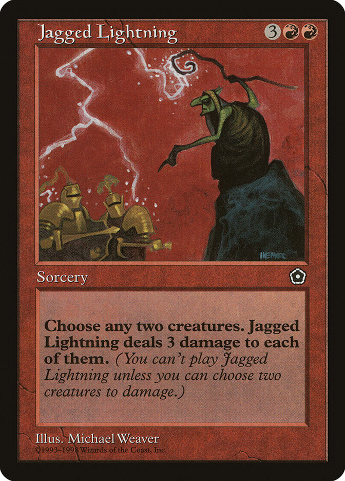 Raio Repartido / Jagged Lightning - Magic: The Gathering - MoxLand