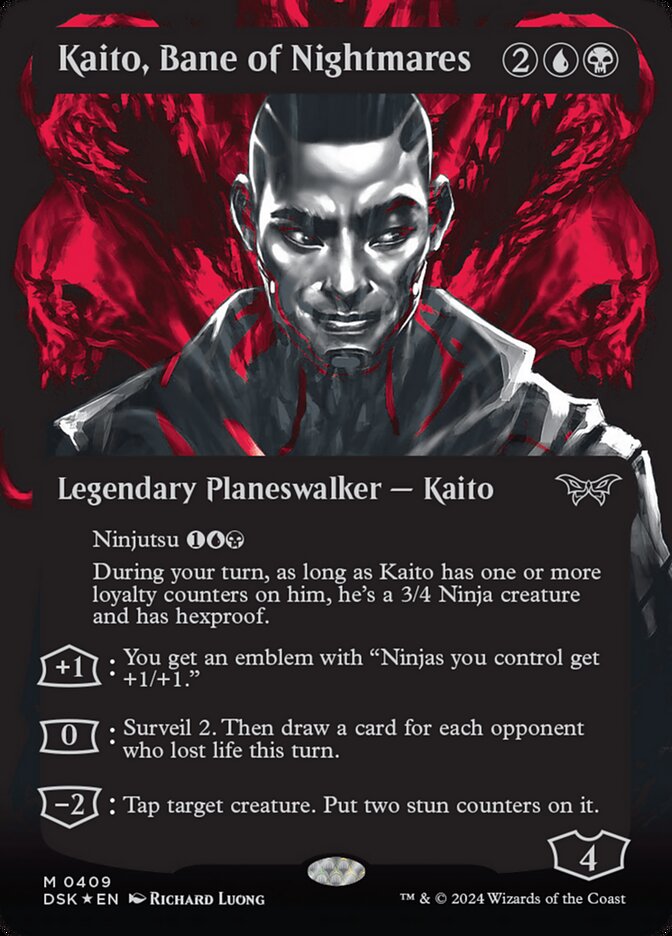 Kaito, Ruína dos Pesadelos / Kaito, Bane of Nightmares - Magic: The Gathering - MoxLand