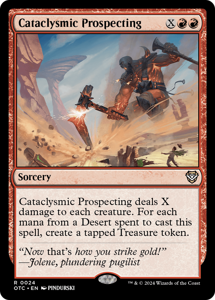 Cataclysmic Prospecting - Magic: The Gathering - MoxLand