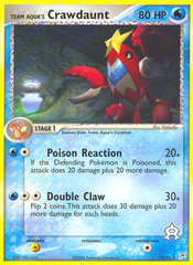 Team Aqua's Crawdaunt - MoxLand - MoxLand