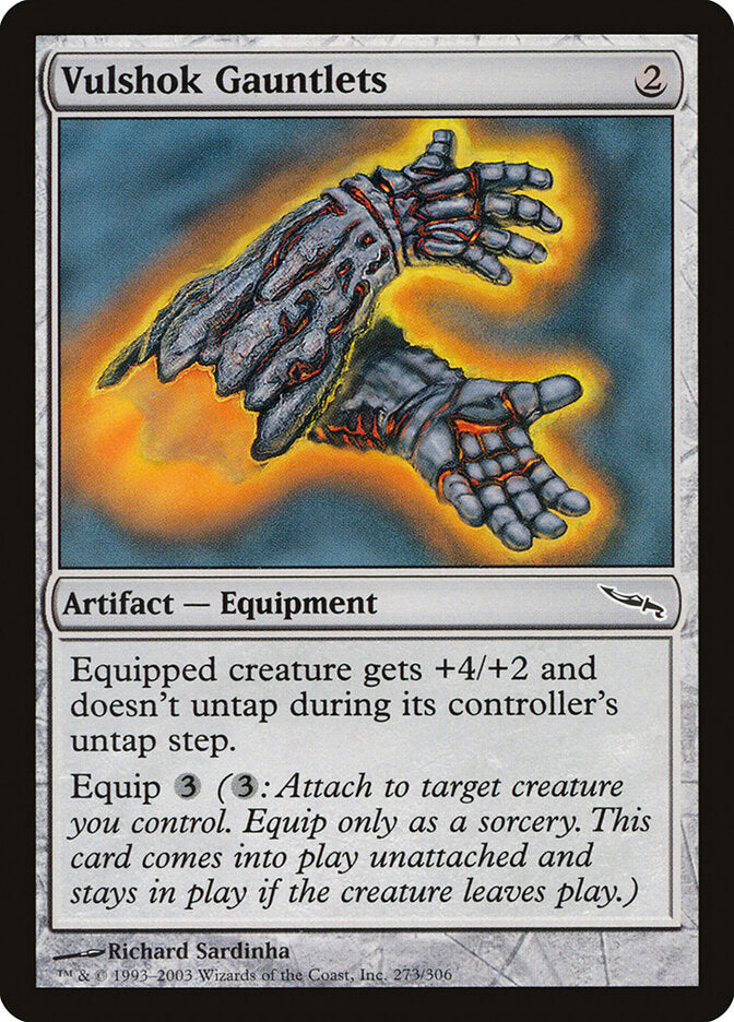 Manoplas dos Vulshoques / Vulshok Gauntlets - Magic: The Gathering - MoxLand