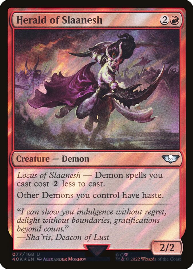 Arauto de Slaanesh / Herald of Slaanesh - Magic: The Gathering - MoxLand