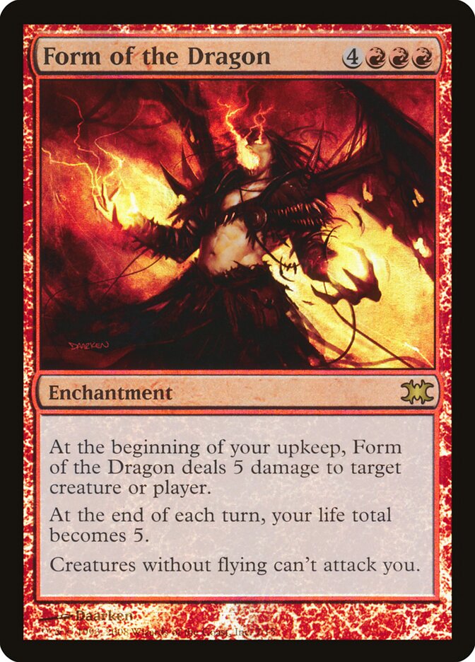 Forma do Dragão / Form of the Dragon - Magic: The Gathering - MoxLand