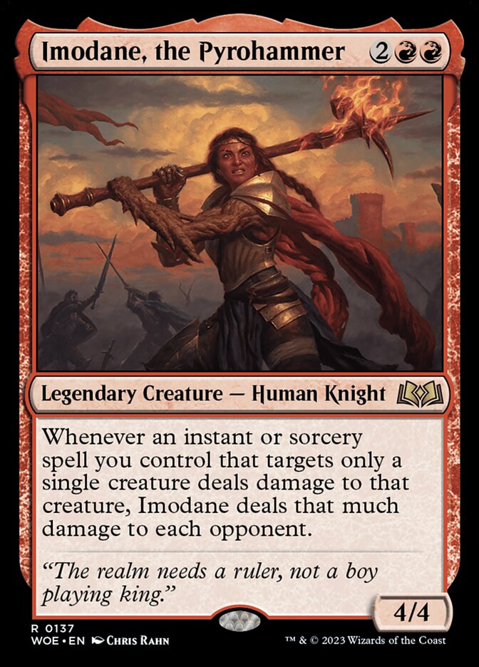 Imodane, a Piromartelo / Imodane, the Pyrohammer - Magic: The Gathering - MoxLand