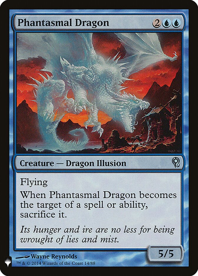 Dragão Fantasmal / Phantasmal Dragon - Magic: The Gathering - MoxLand