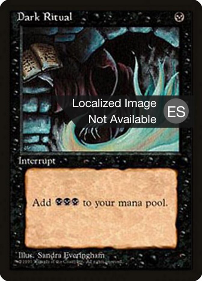 Ritual Sombrio / Dark Ritual - Magic: The Gathering - MoxLand