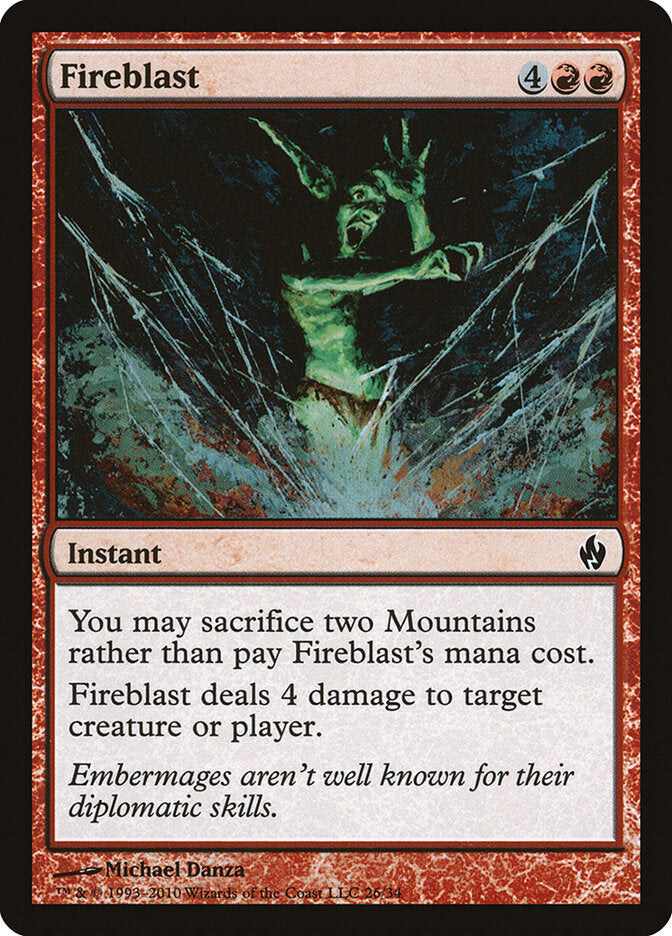 Explosão de Fogo / Fireblast - Magic: The Gathering - MoxLand