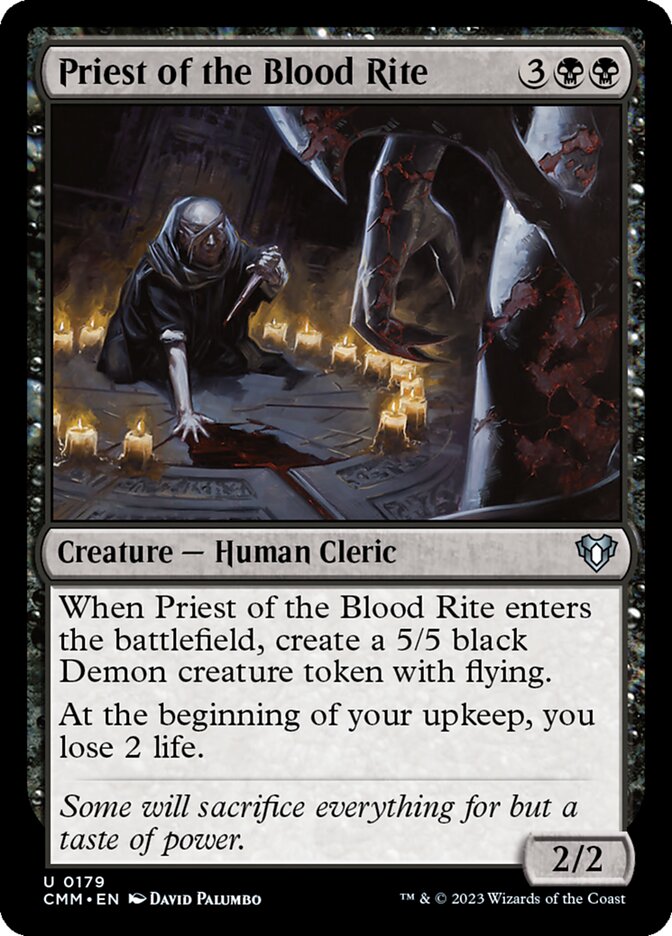 Sacerdote do Ritual de Sangue / Priest of the Blood Rite - Magic: The Gathering - MoxLand