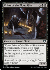 Sacerdote do Ritual de Sangue / Priest of the Blood Rite - Magic: The Gathering - MoxLand