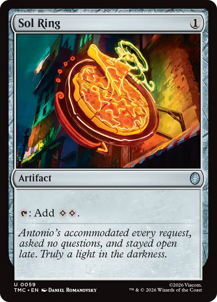 Anel Solar / Sol Ring - Magic: The Gathering - MoxLand