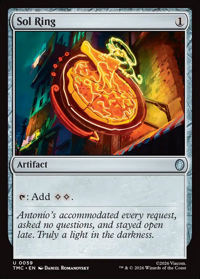 Anel Solar / Sol Ring - Magic: The Gathering - MoxLand