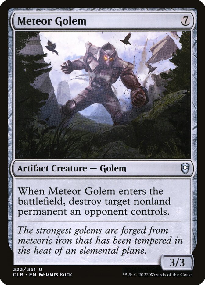 Golem Meteórico / Meteor Golem - Magic: The Gathering - MoxLand