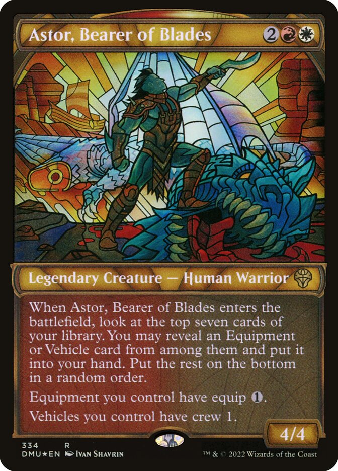 Astor, Portador das Lâminas / Astor, Bearer of Blades - Magic: The Gathering - MoxLand