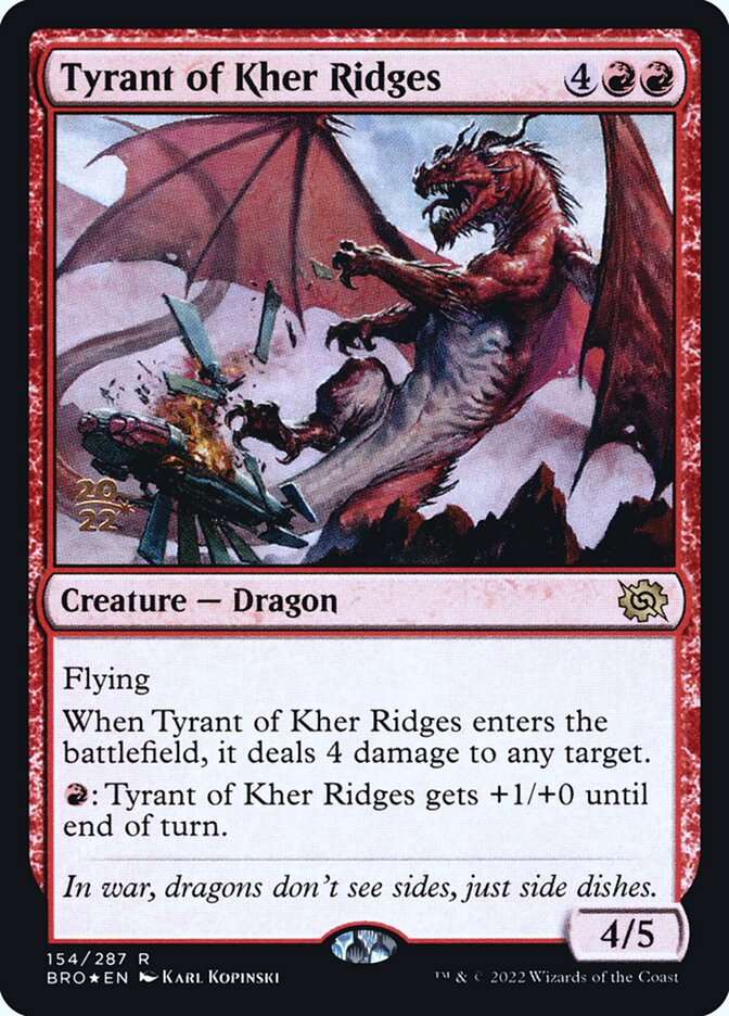 Tirano da Cordilheira de Kher / Tyrant of Kher Ridges - Magic: The Gathering - MoxLand