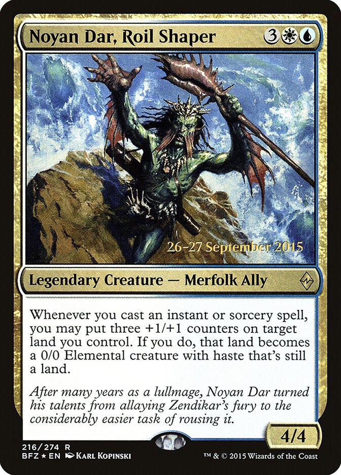 Noyan Dar, Moldador do Turbilhão / Noyan Dar, Roil Shaper - Magic: The Gathering - MoxLand