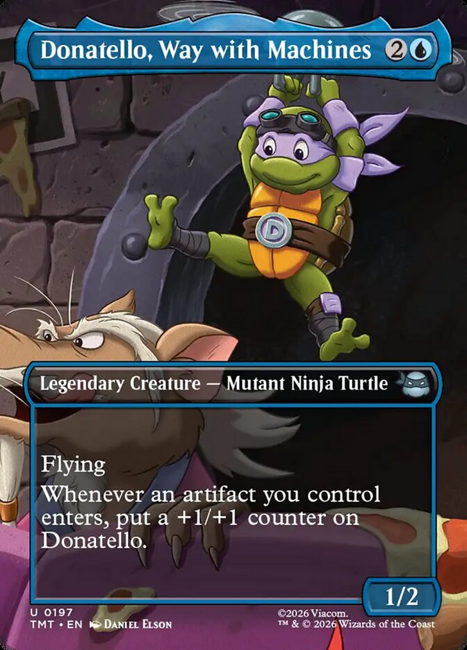 Donatello, Way with Machines - Magic: The Gathering - MoxLand