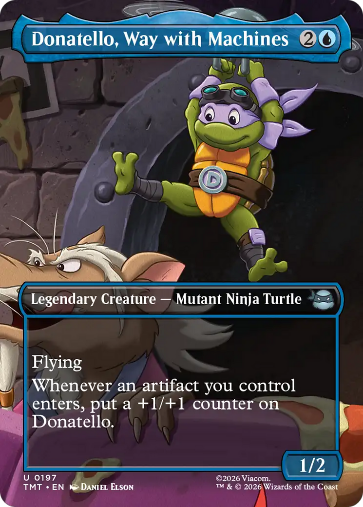 Donatello, Way with Machines - Magic: The Gathering - MoxLand
