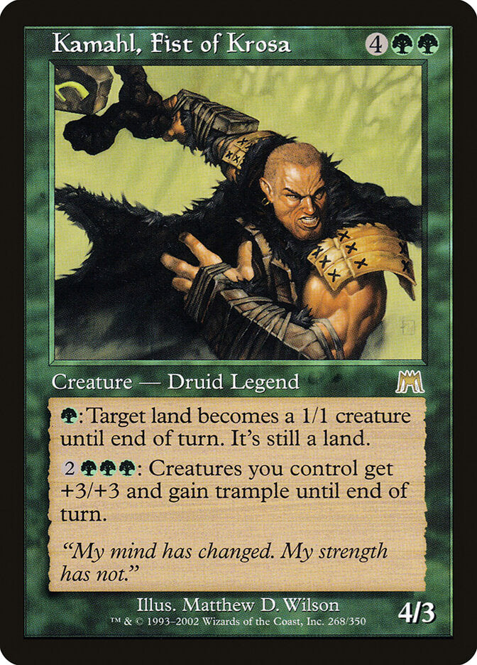 Kamahl, o Punho de Krosa / Kamahl, Fist of Krosa - Magic: The Gathering - MoxLand