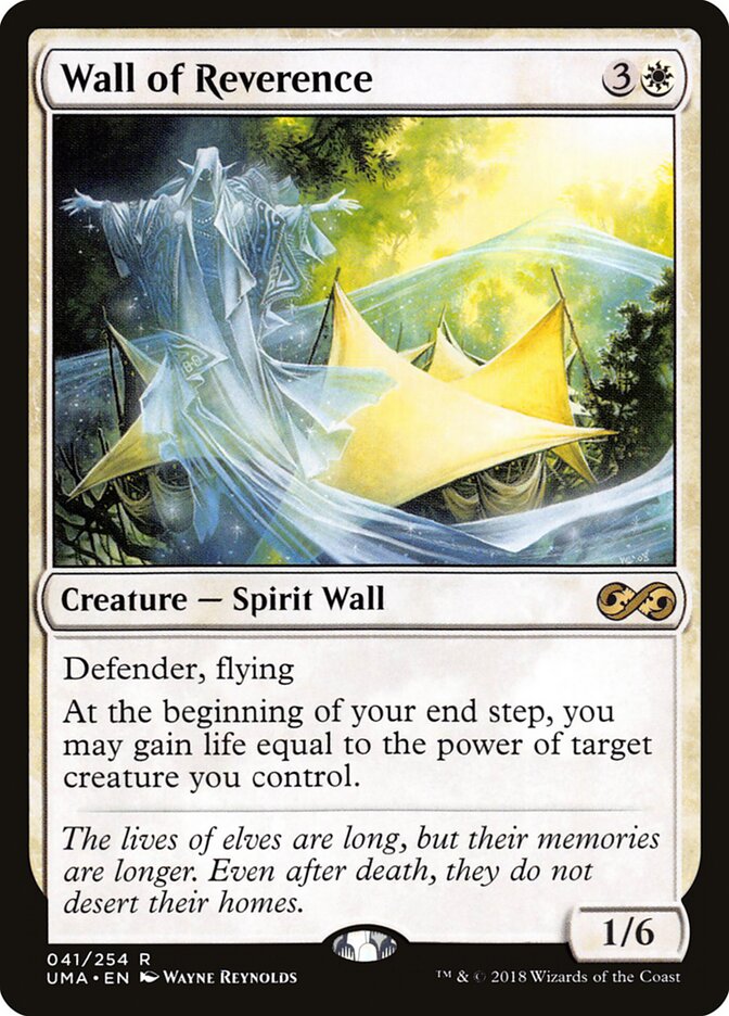 Barreira de Reverência / Wall of Reverence - Magic: The Gathering - MoxLand