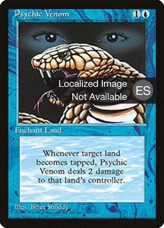 Veneno Psíquico / Psychic Venom - Magic: The Gathering - MoxLand