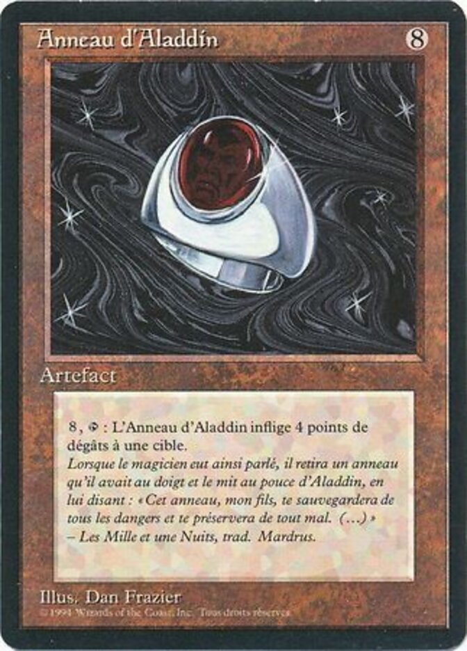 Anel de Aladim / Aladdin's Ring - Magic: The Gathering - MoxLand