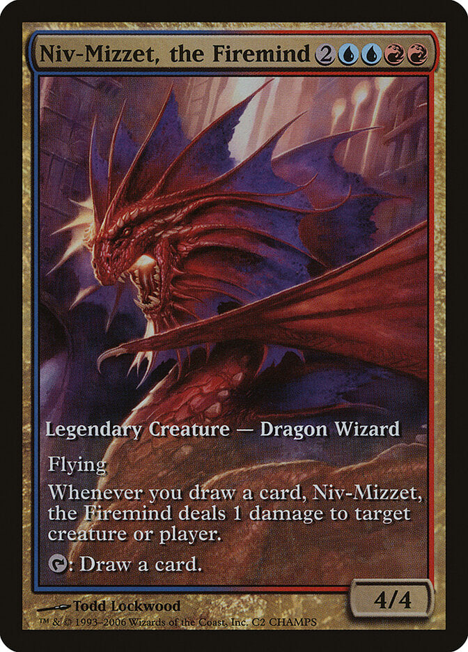 Niv-Mizzet, o Mente de Fogo / Niv-Mizzet, the Firemind - Magic: The Gathering - MoxLand