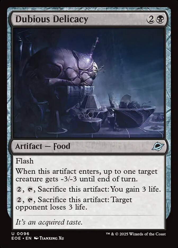 Iguaria Dúbia / Dubious Delicacy - Magic: The Gathering - MoxLand