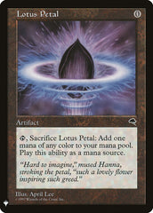 Pétala de Lótus / Lotus Petal - Magic: The Gathering - MoxLand