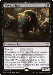 Onda de Ratos / Wave of Rats - Magic: The Gathering - MoxLand