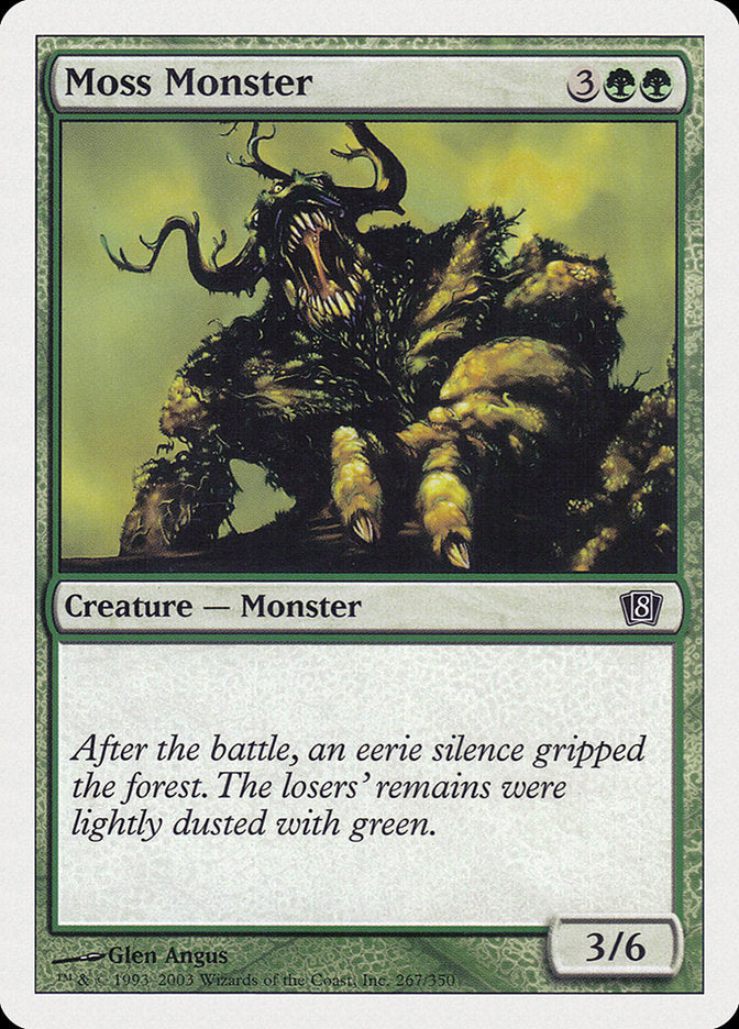 Monstro de Limo / Moss Monster - Magic: The Gathering - MoxLand