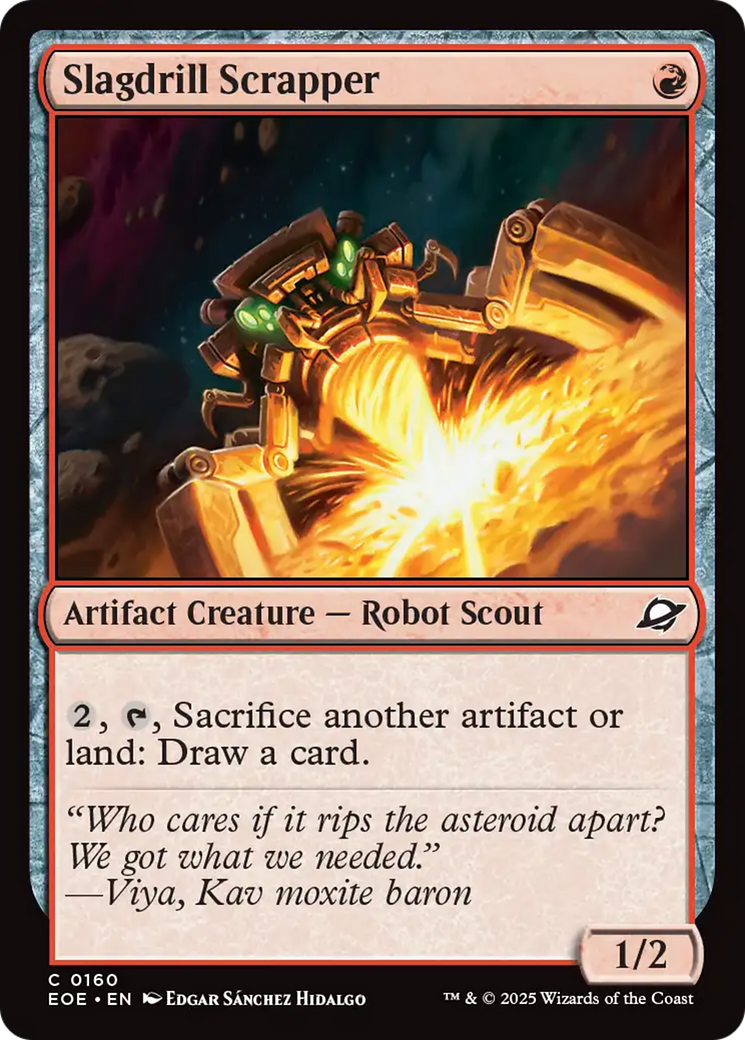 Sucateiro Perfura-escória / Slagdrill Scrapper - Magic: The Gathering - MoxLand