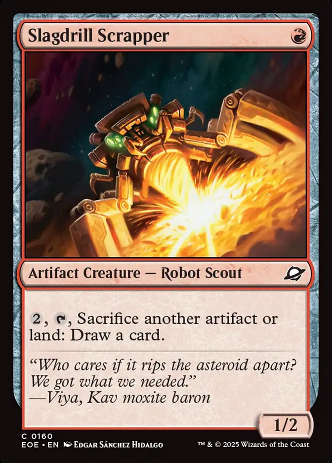 Sucateiro Perfura-escória / Slagdrill Scrapper - Magic: The Gathering - MoxLand