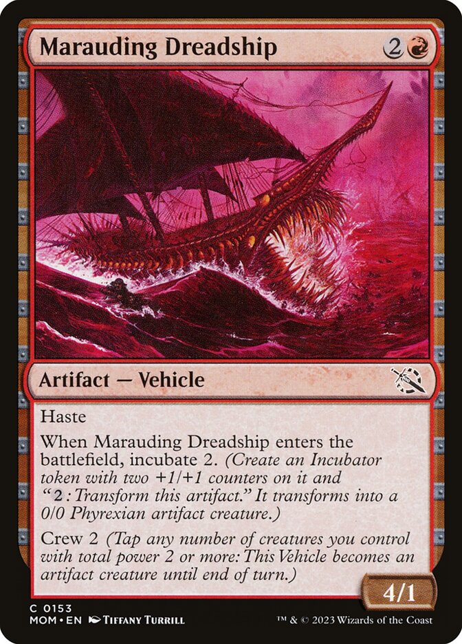 Nau-terror Saqueadora / Marauding Dreadship - Magic: The Gathering - MoxLand