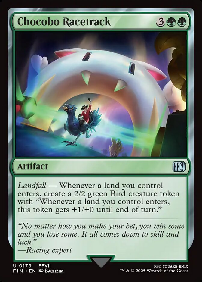 Chocódromo / Chocobo Racetrack - Magic: The Gathering - MoxLand