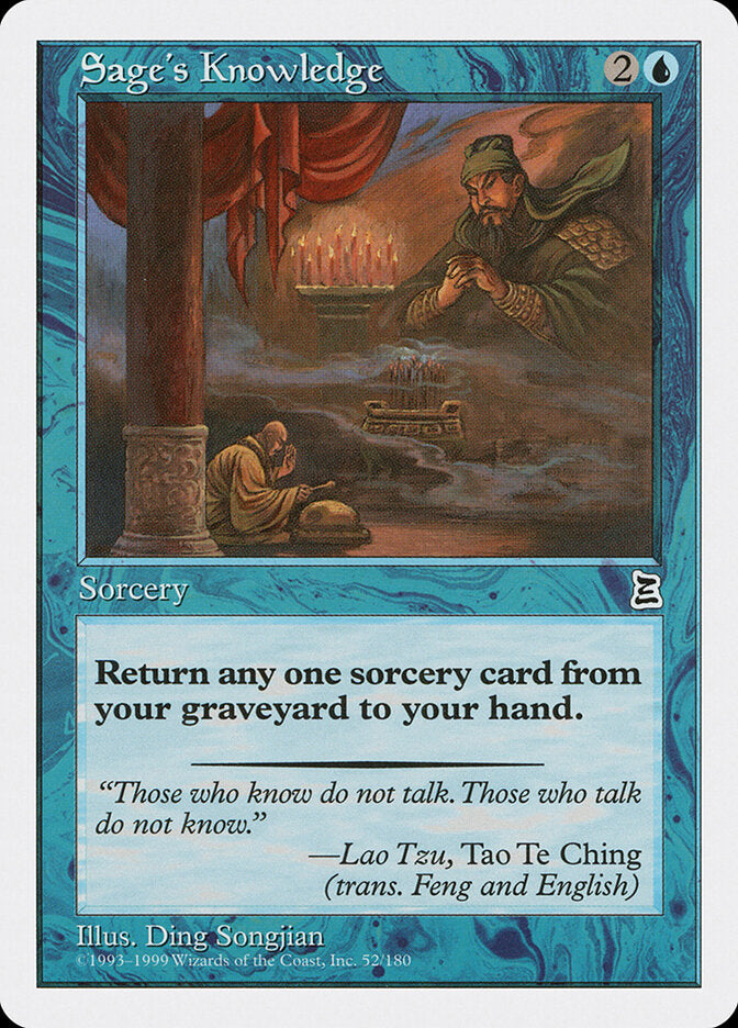 Sage's Knowledge - Magic: The Gathering - MoxLand