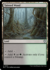 Floresta Contaminada / Tainted Wood - Magic: The Gathering - MoxLand