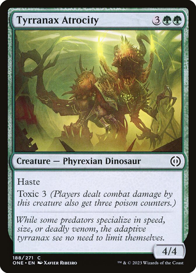 Atrocidade Tyrranax / Tyrranax Atrocity - Magic: The Gathering - MoxLand