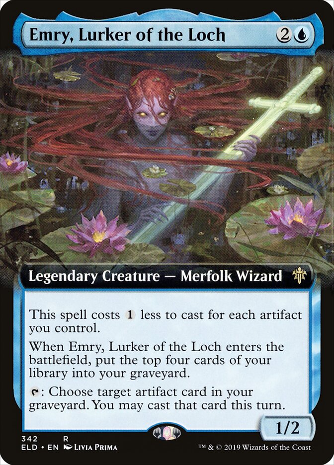 Emry, Espreitadora do Lago / Emry, Lurker of the Loch - Magic: The Gathering - MoxLand