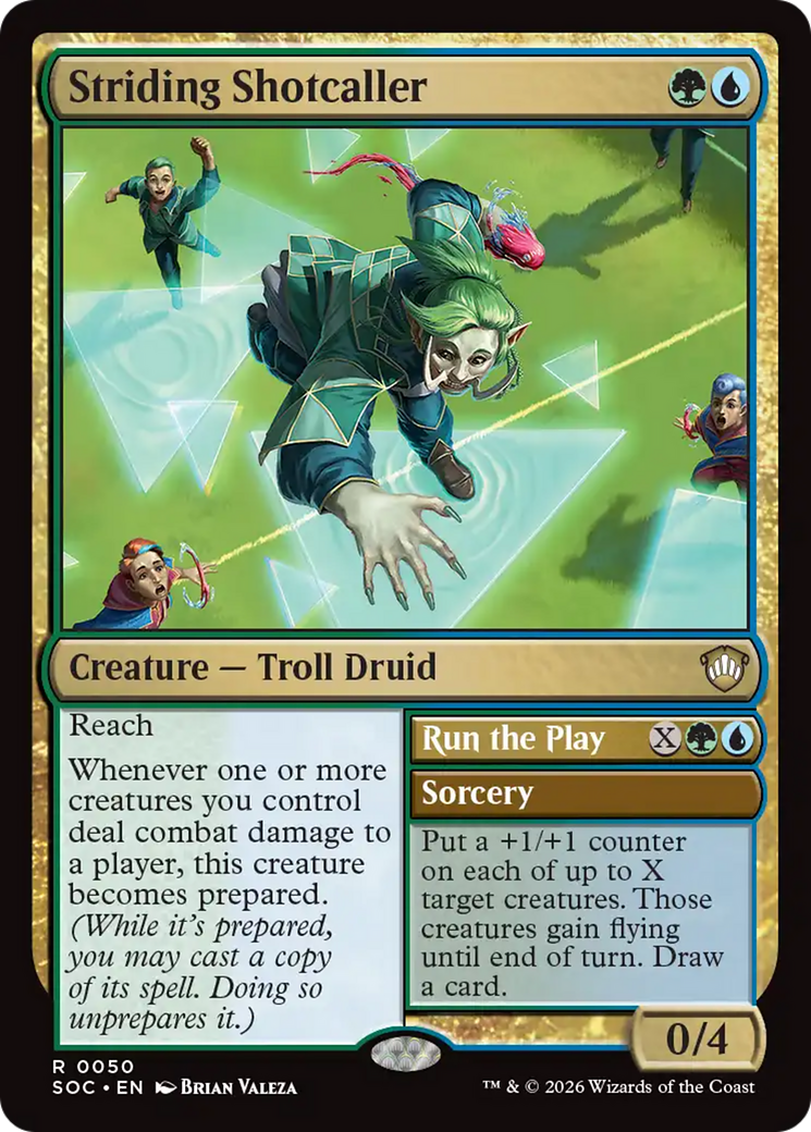 Striding Shotcaller - Magic: The Gathering - MoxLand