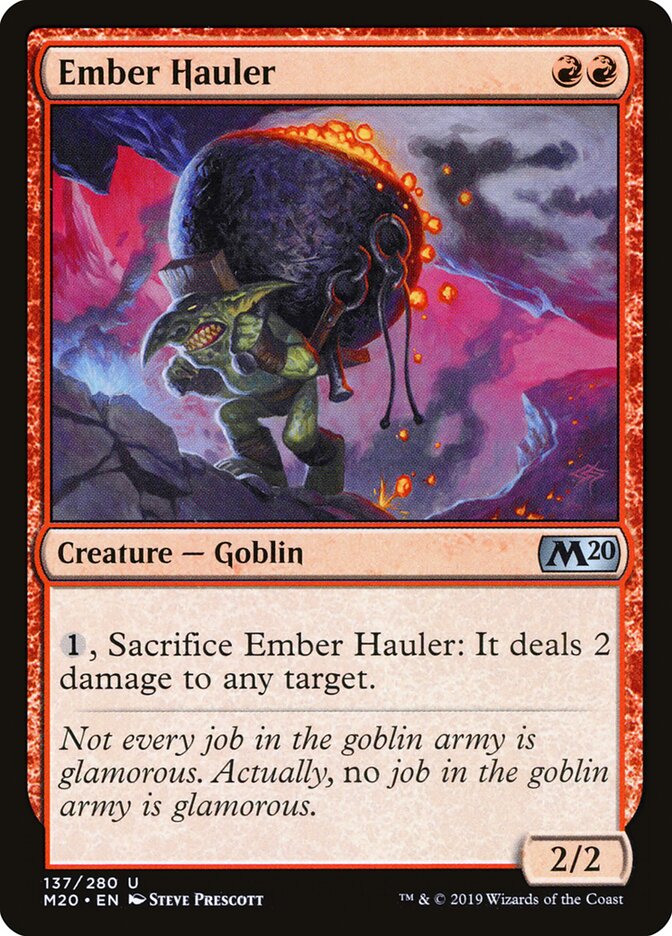 Transportador de Brasa / Ember Hauler - Magic: The Gathering - MoxLand