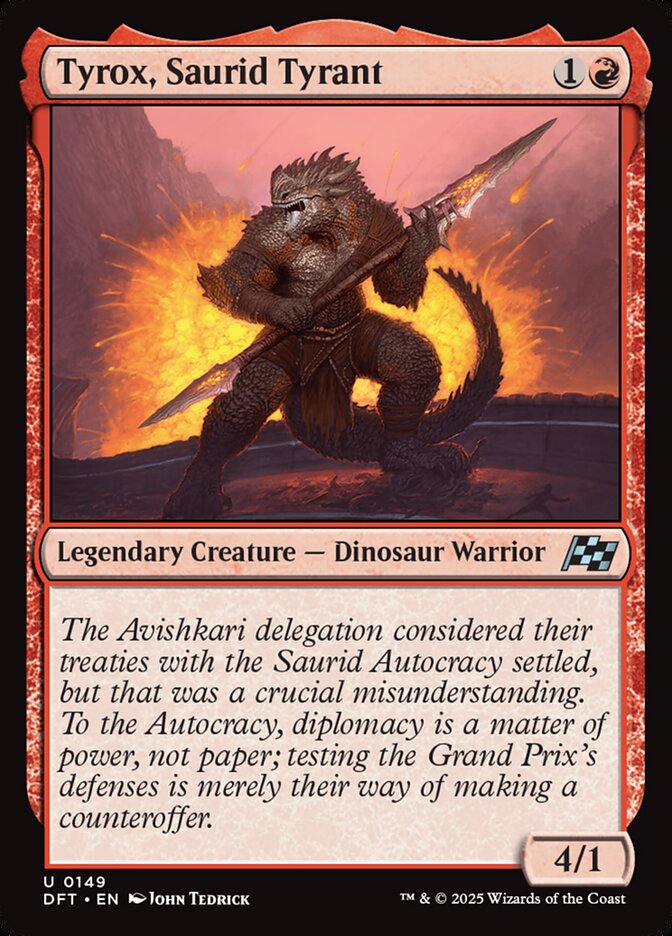 Tyrox, Tirano Saurídeo / Tyrox, Saurid Tyrant - Magic: The Gathering - MoxLand