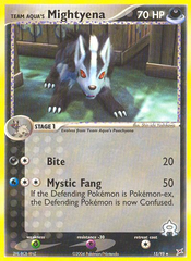 Mightyena da Equipe Aqua / Team Aqua's Mightyena - MoxLand - MoxLand