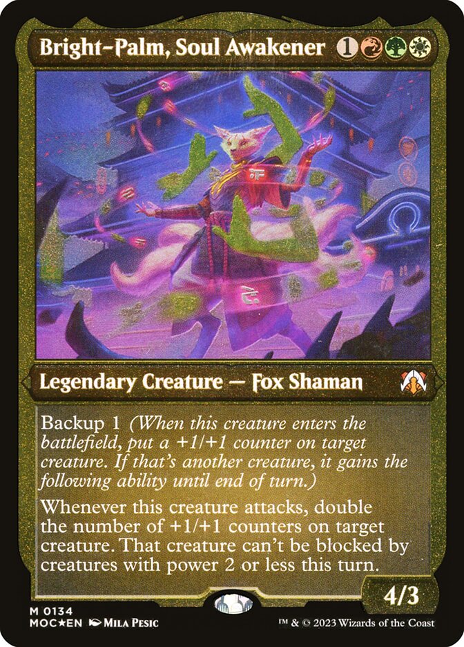 Palma-brilhante, Despertadora de Almas / Bright-Palm, Soul Awakener - Magic: The Gathering - MoxLand